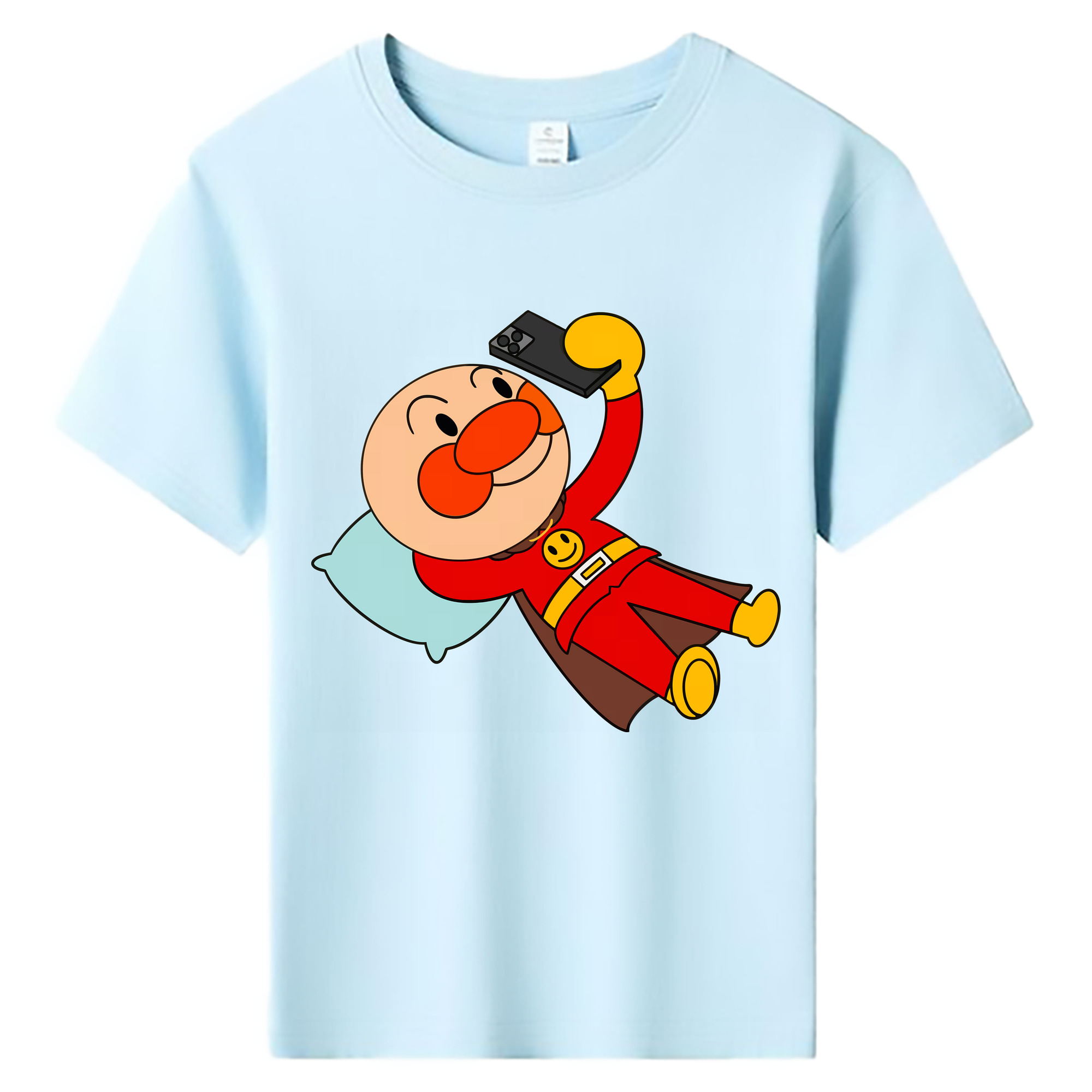 （画像用） アンパンマン Anpanman 綿100％キッズTシャツ（フロントプリント）